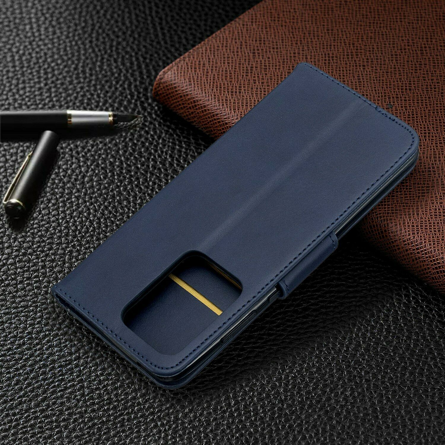 Ultra Flip Leather Card Wallet Stand Case For Samsung Galaxy - carolay.co