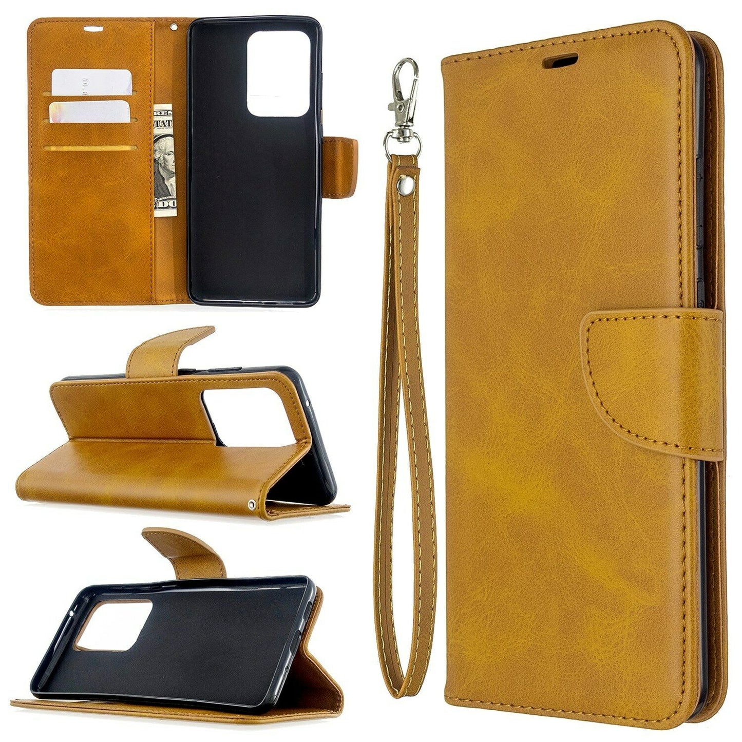 Ultra Flip Leather Card Wallet Stand Case For Samsung Galaxy - carolay.co