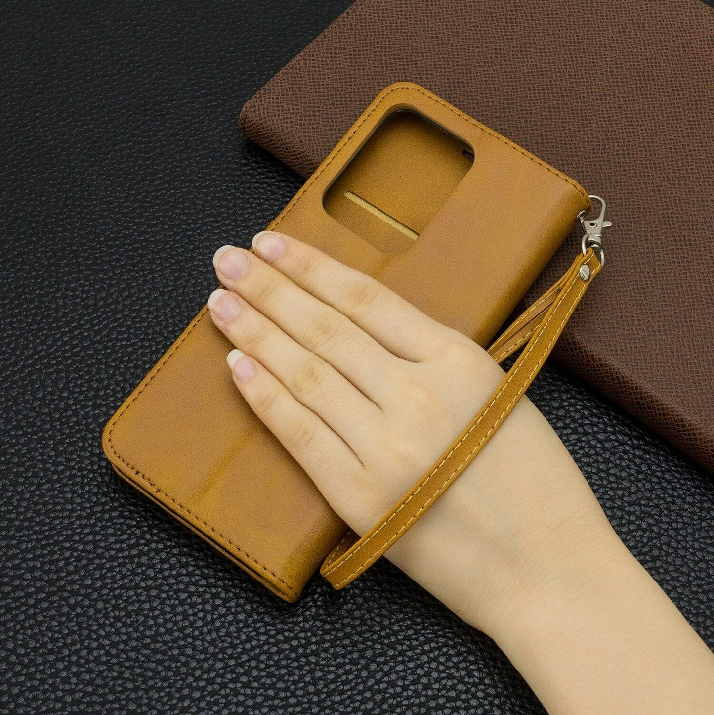 Ultra Flip Leather Card Wallet Stand Case For Samsung Galaxy - carolay.co