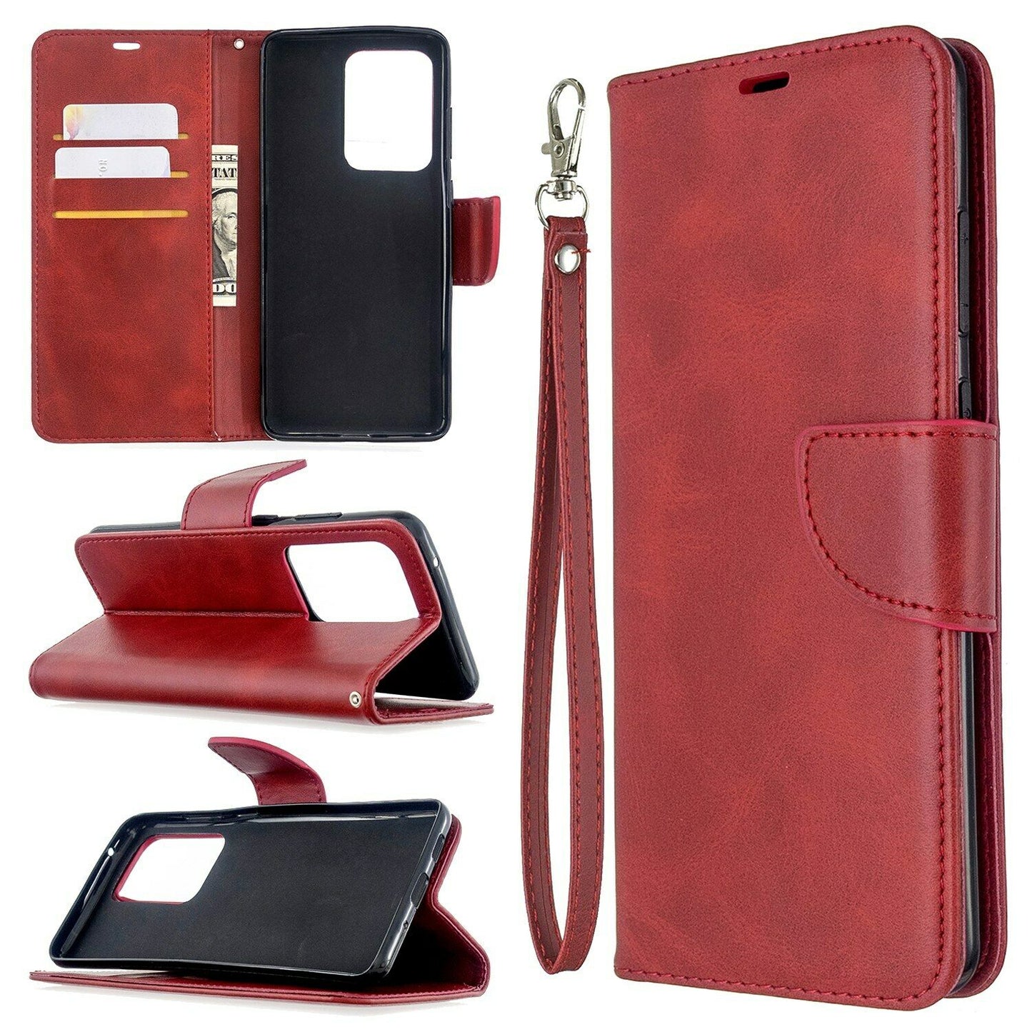 Ultra Flip Leather Card Wallet Stand Case For Samsung Galaxy - carolay.co