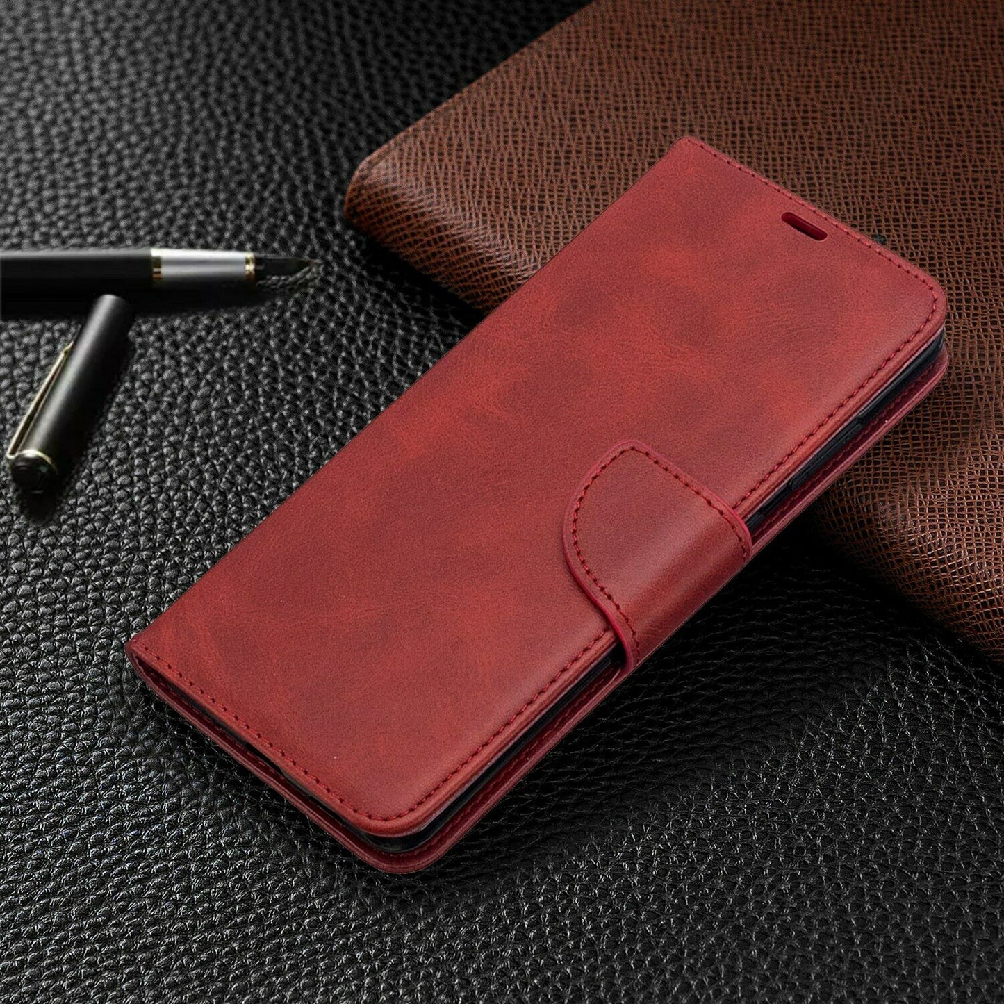Ultra Flip Leather Card Wallet Stand Case For Samsung Galaxy - carolay.co