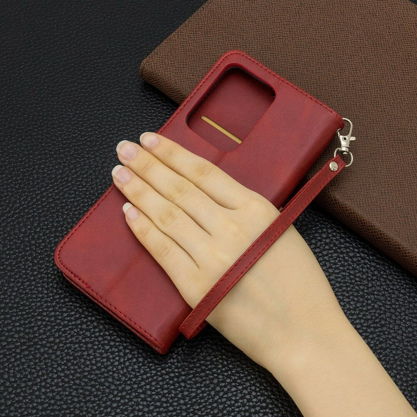 Ultra Flip Leather Card Wallet Stand Case For Samsung Galaxy - carolay.co