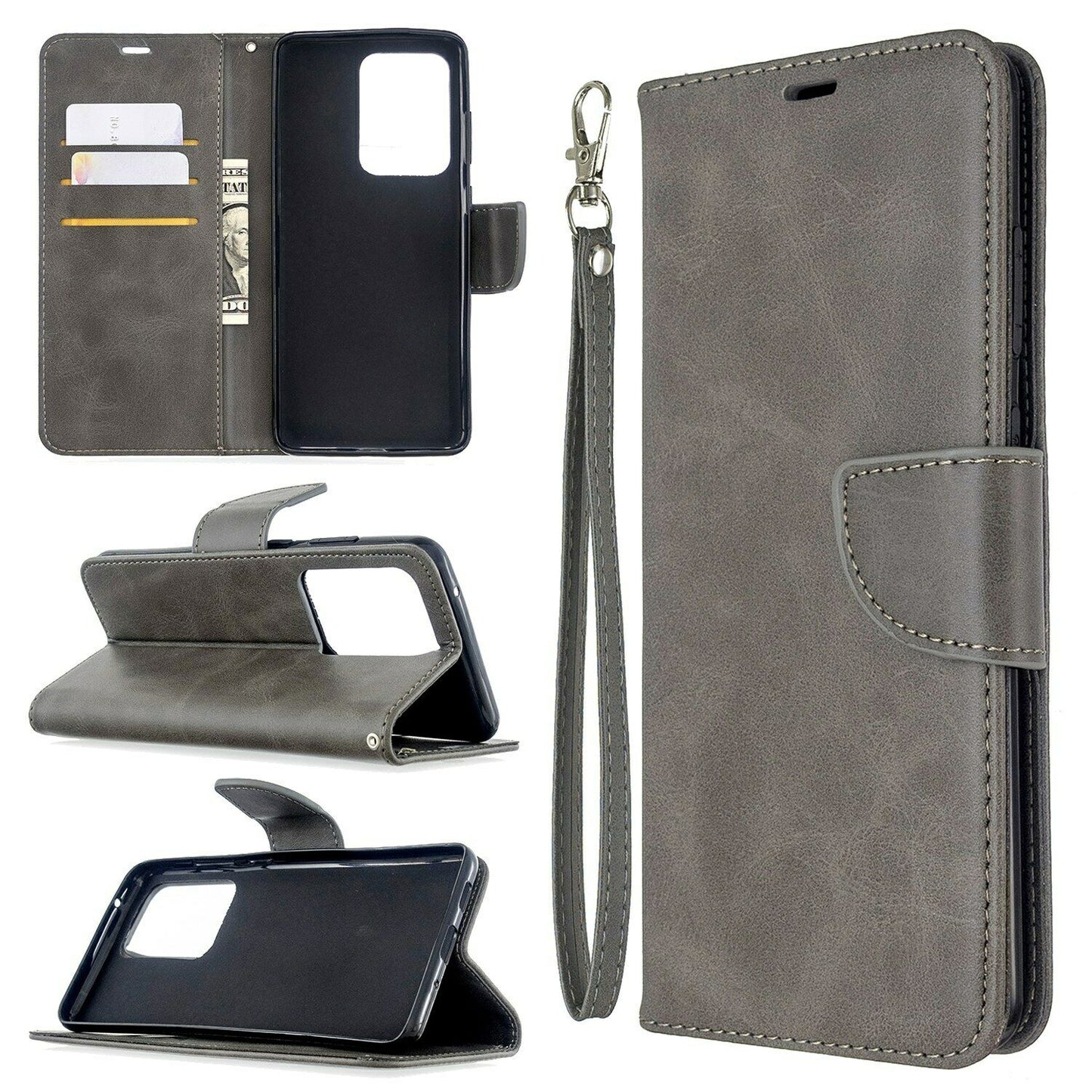 Ultra Flip Leather Card Wallet Stand Case For Samsung Galaxy - carolay.co
