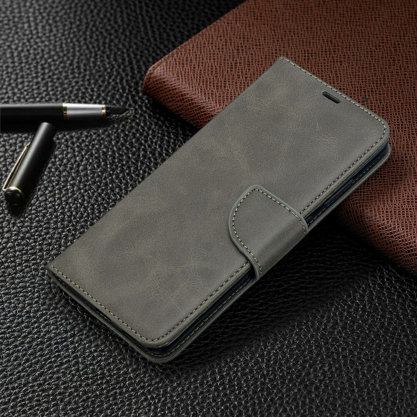 Ultra Flip Leather Card Wallet Stand Case For Samsung Galaxy - carolay.co