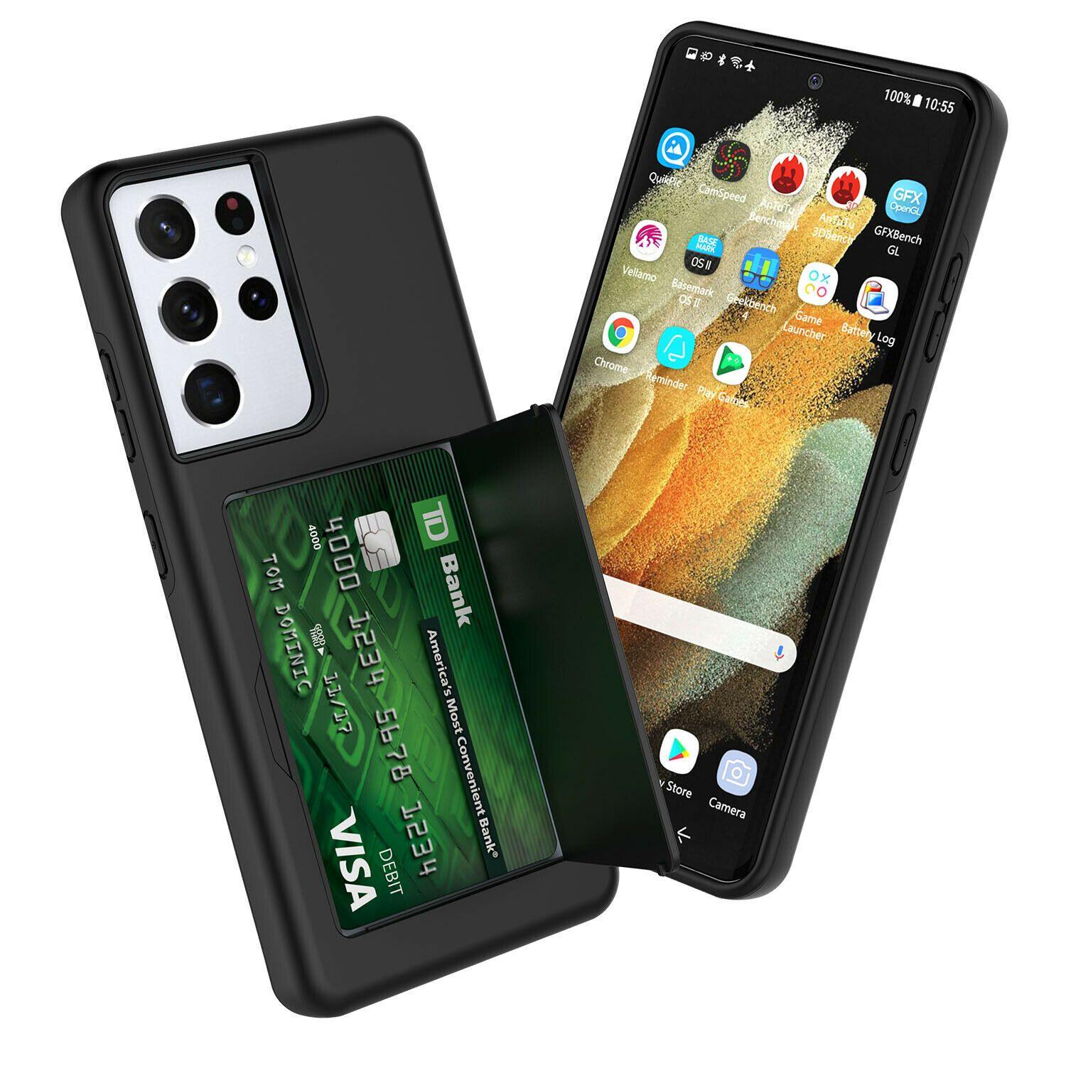 Wallet Case with Card Holder for Samsung Galaxy S21 Plus S21 Ultra 5G - carolay.co