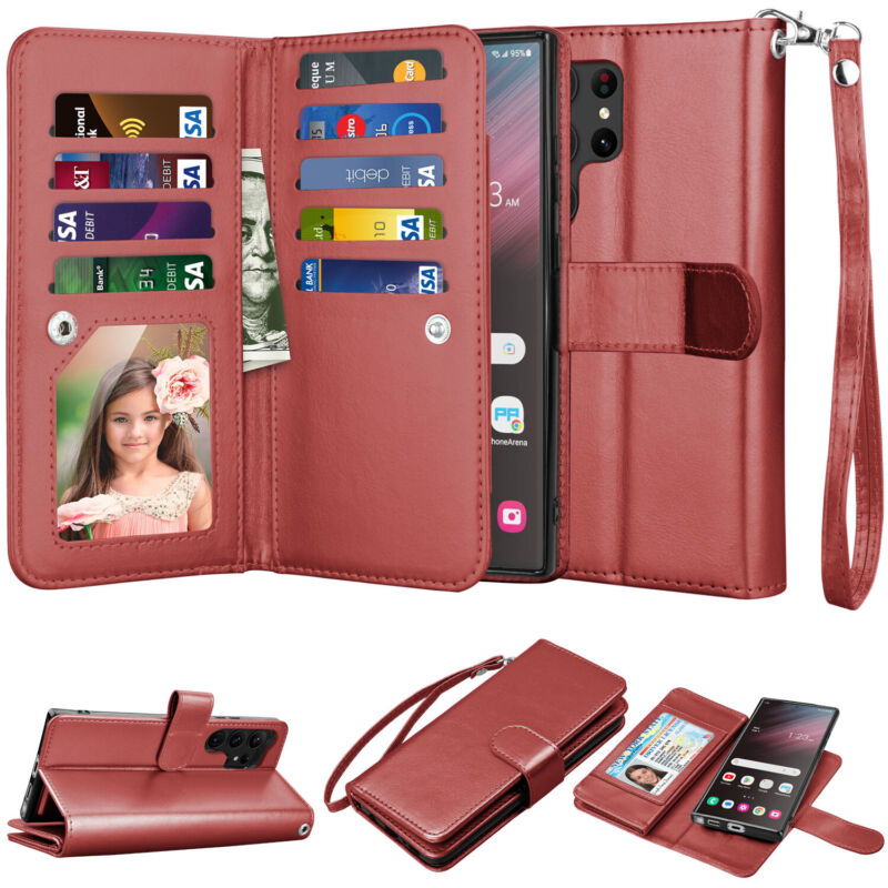 Wallet with Detachable Magnetic Case Samsung S23 - carolay.co