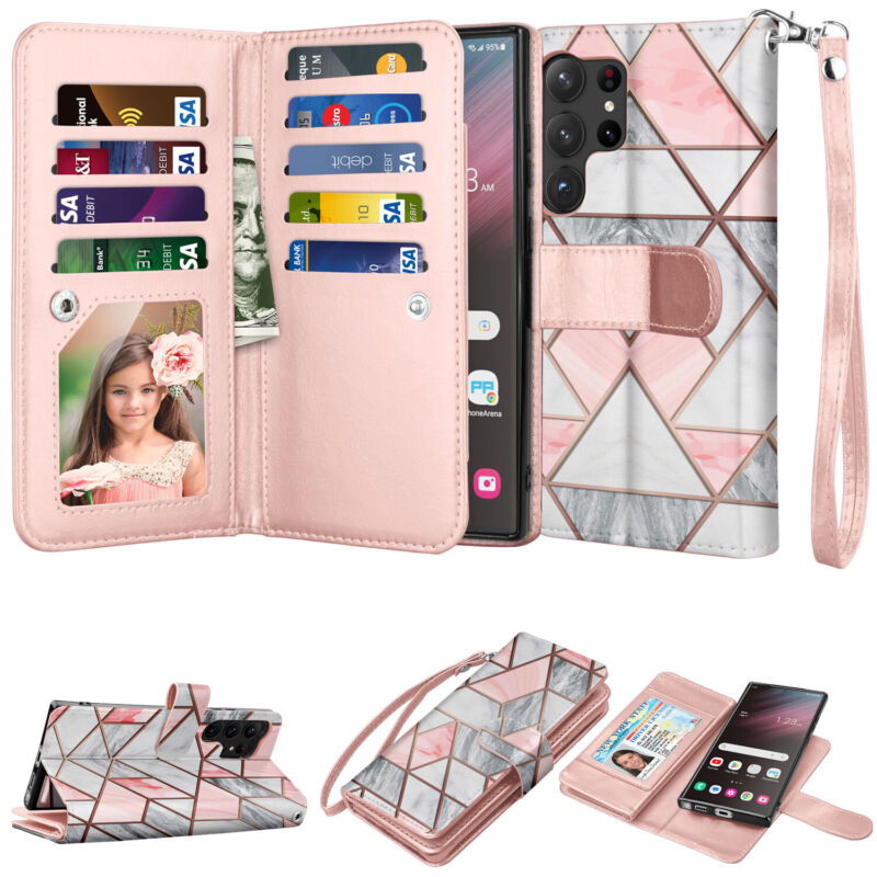 Wallet with Detachable Magnetic Case Samsung S23 - carolay.co