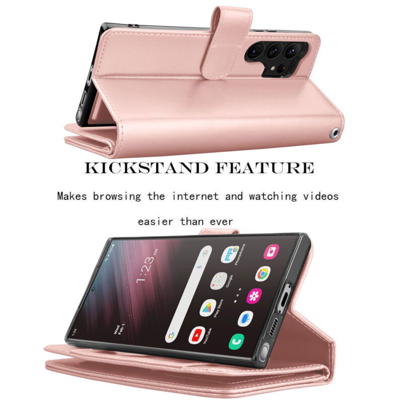 Wallet with Detachable Magnetic Case Samsung S23 - carolay.co