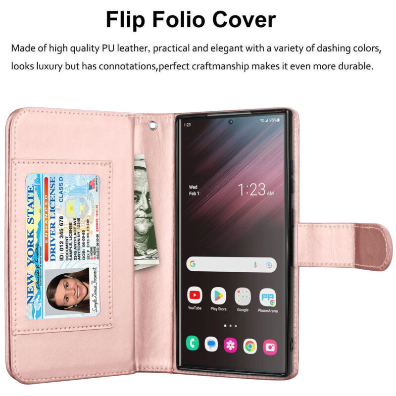 Wallet with Detachable Magnetic Case Samsung S23 - carolay.co