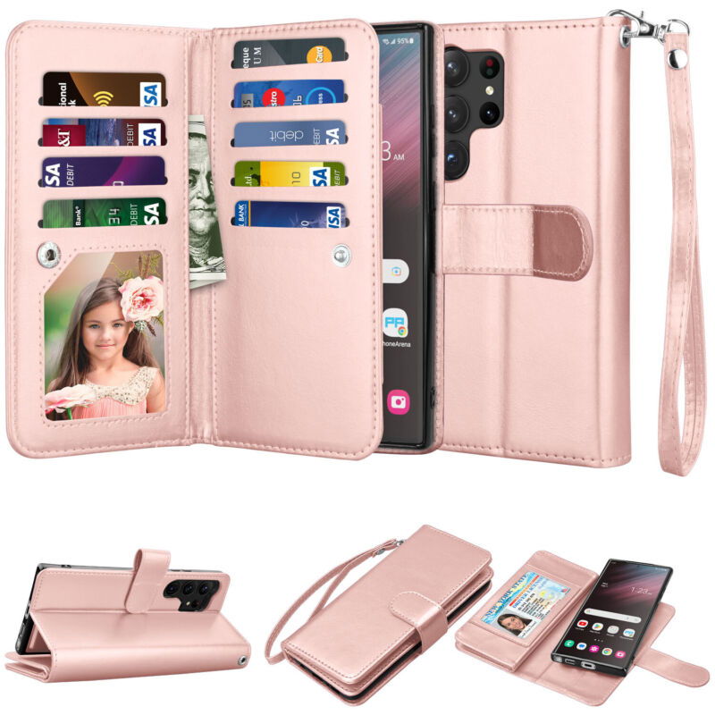 Wallet with Detachable Magnetic Case Samsung S23 - carolay.co
