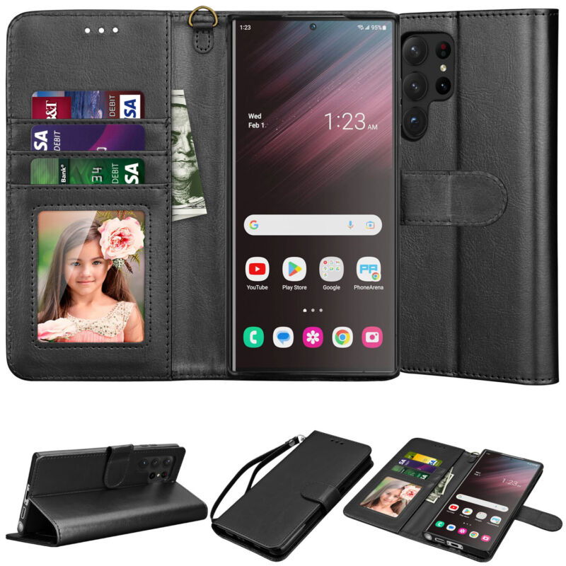 Wallet with Detachable Magnetic Case Samsung S23 - carolay.co