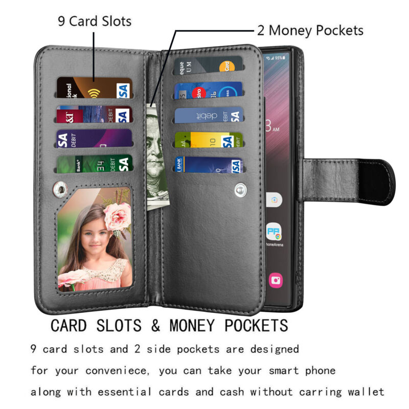 Wallet with Detachable Magnetic Case Samsung S23 - carolay.co