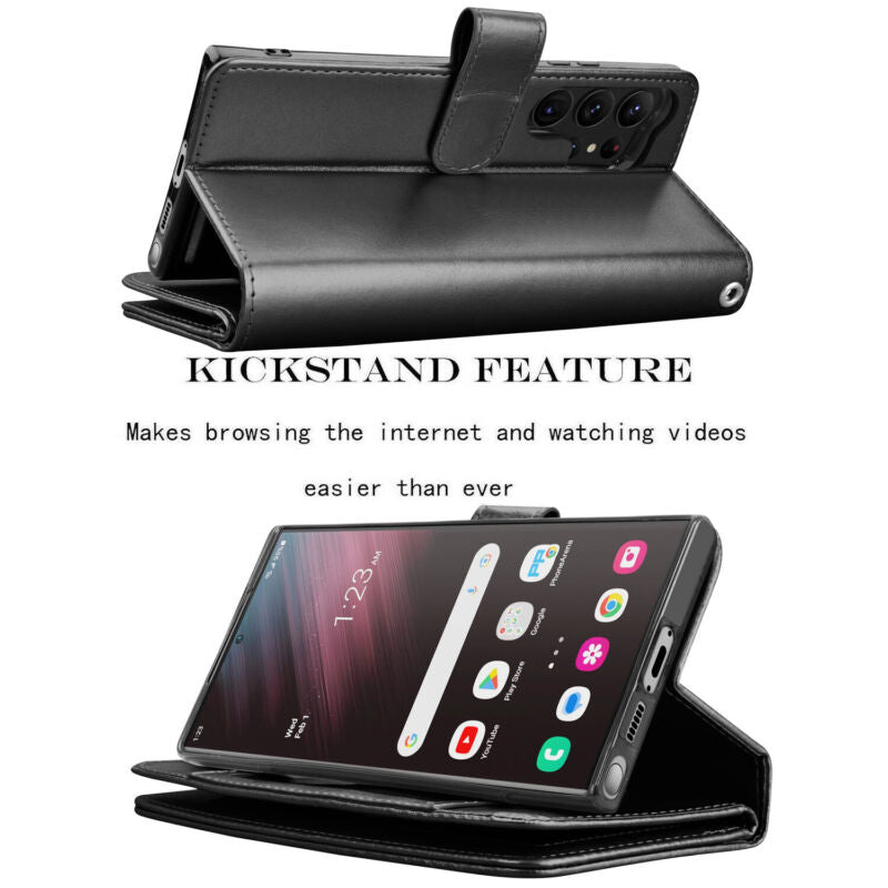Wallet with Detachable Magnetic Case Samsung S23 - carolay.co
