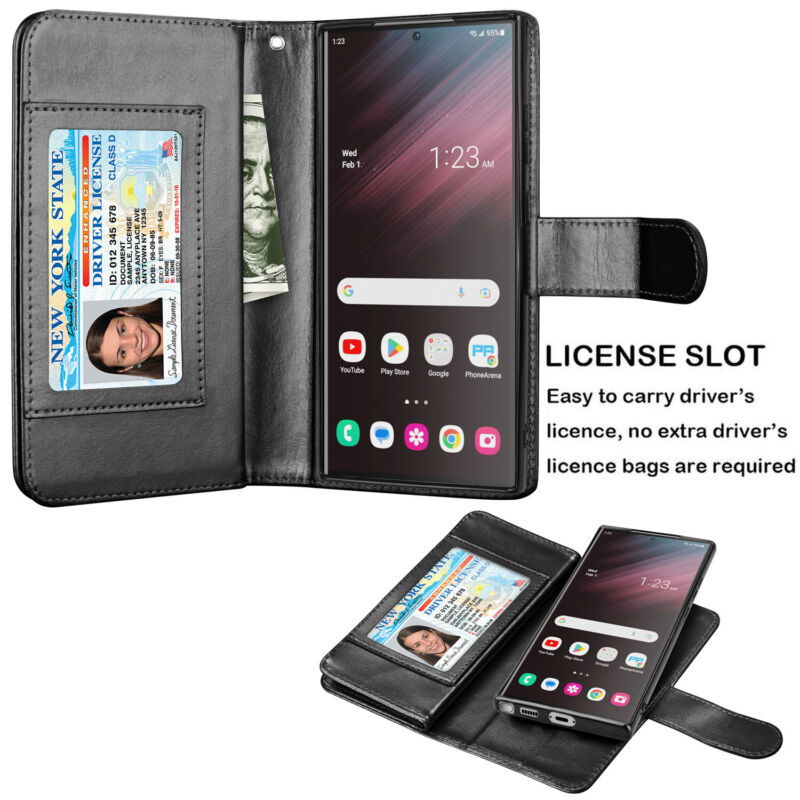 Wallet with Detachable Magnetic Case Samsung S23 - carolay.co
