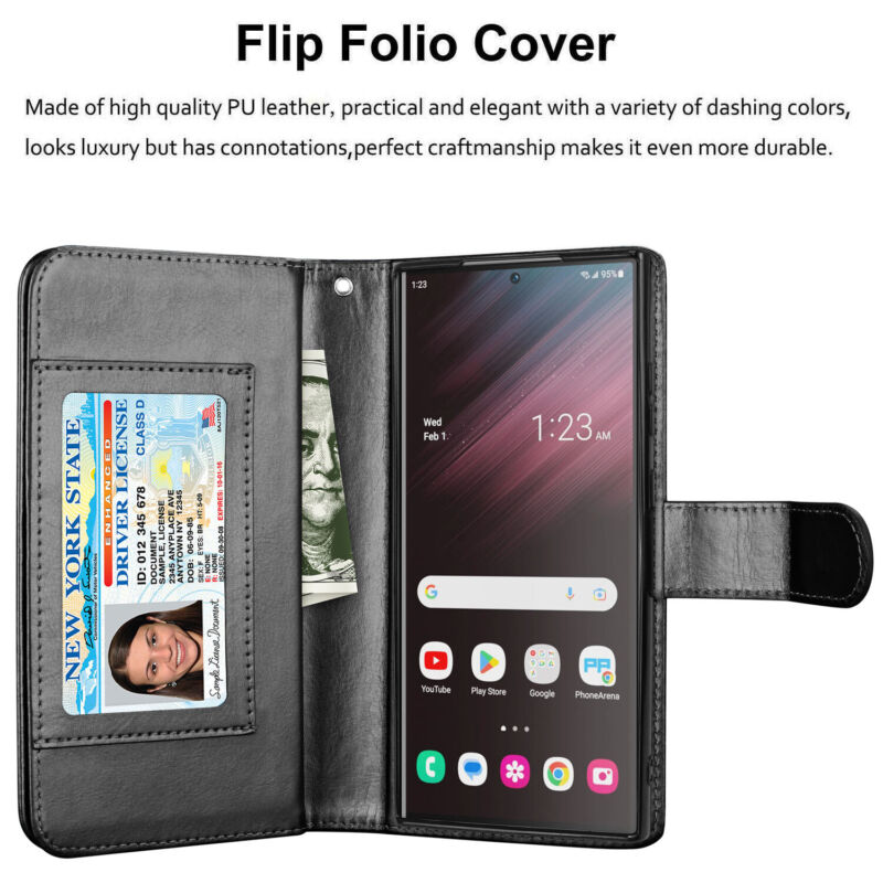 Wallet with Detachable Magnetic Case Samsung S23 - carolay.co