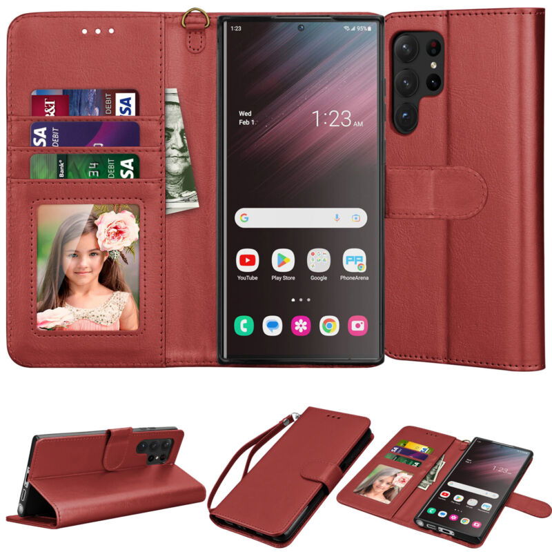 Wallet with Detachable Magnetic Case Samsung S23 - carolay.co