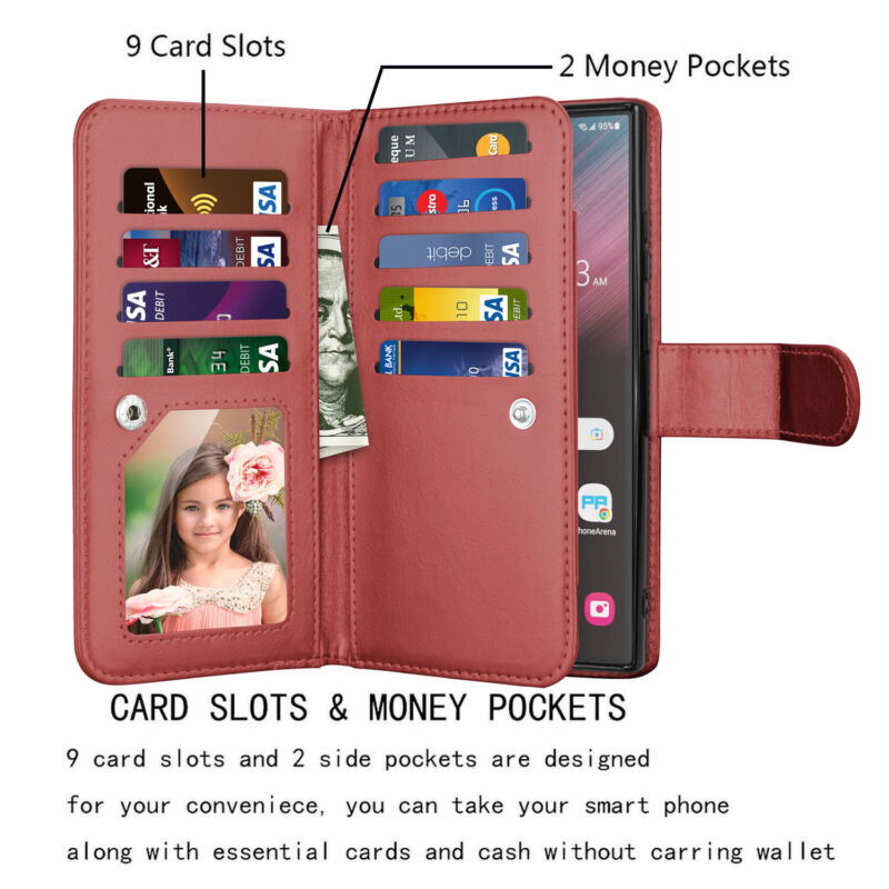 Wallet with Detachable Magnetic Case Samsung S23 - carolay.co