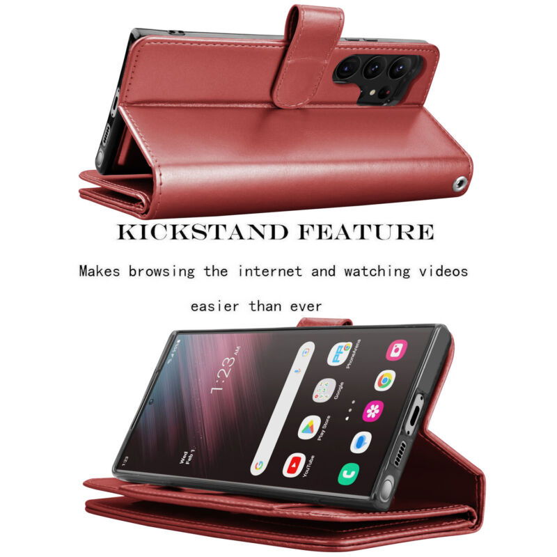 Wallet with Detachable Magnetic Case Samsung S23 - carolay.co