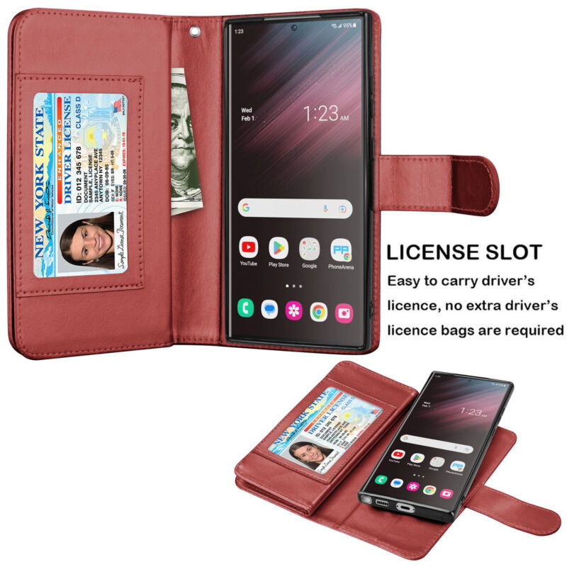 Wallet with Detachable Magnetic Case Samsung S23 - carolay.co