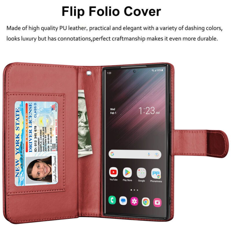 Wallet with Detachable Magnetic Case Samsung S23 - carolay.co