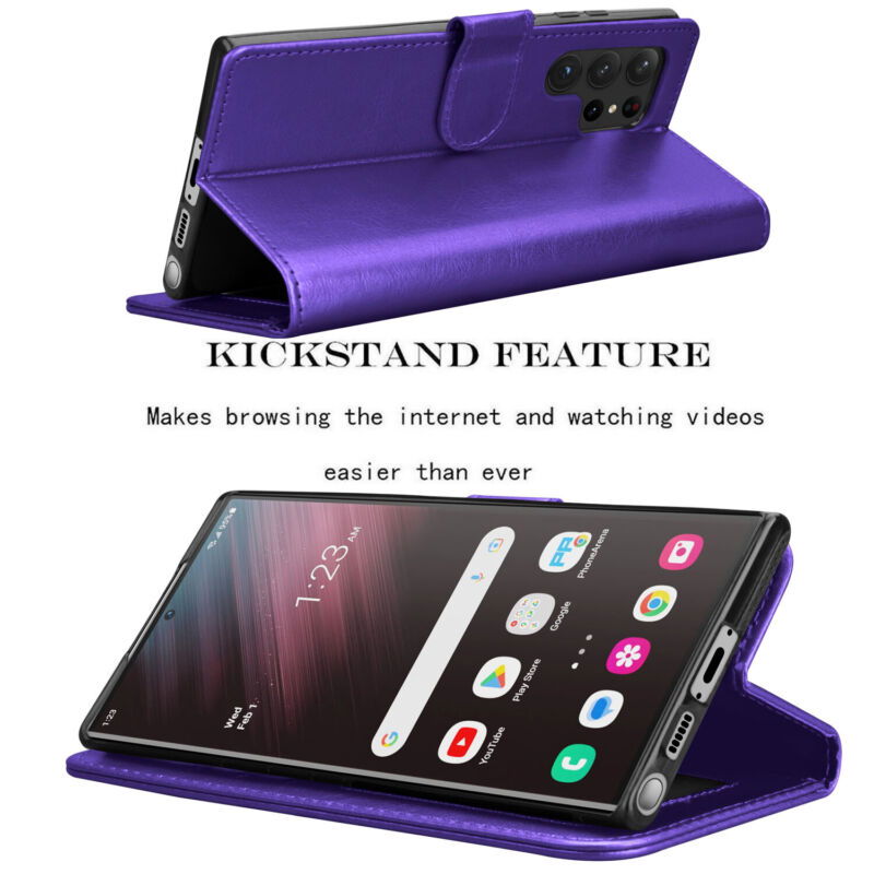 Wallet with Detachable Magnetic Case Samsung S23 - carolay.co