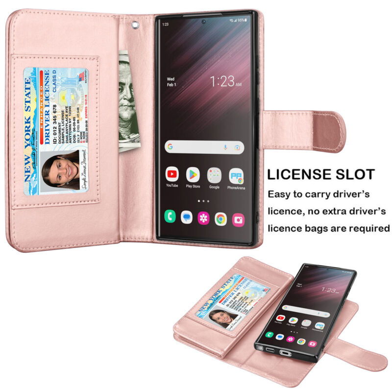 Wallet with Detachable Magnetic Case Samsung S23 - carolay.co