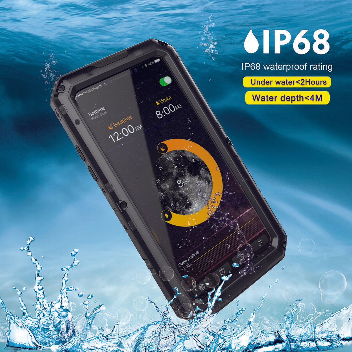 Waterproof Shockproof Case Aluminum Metal Hard For iPhone - carolay.co