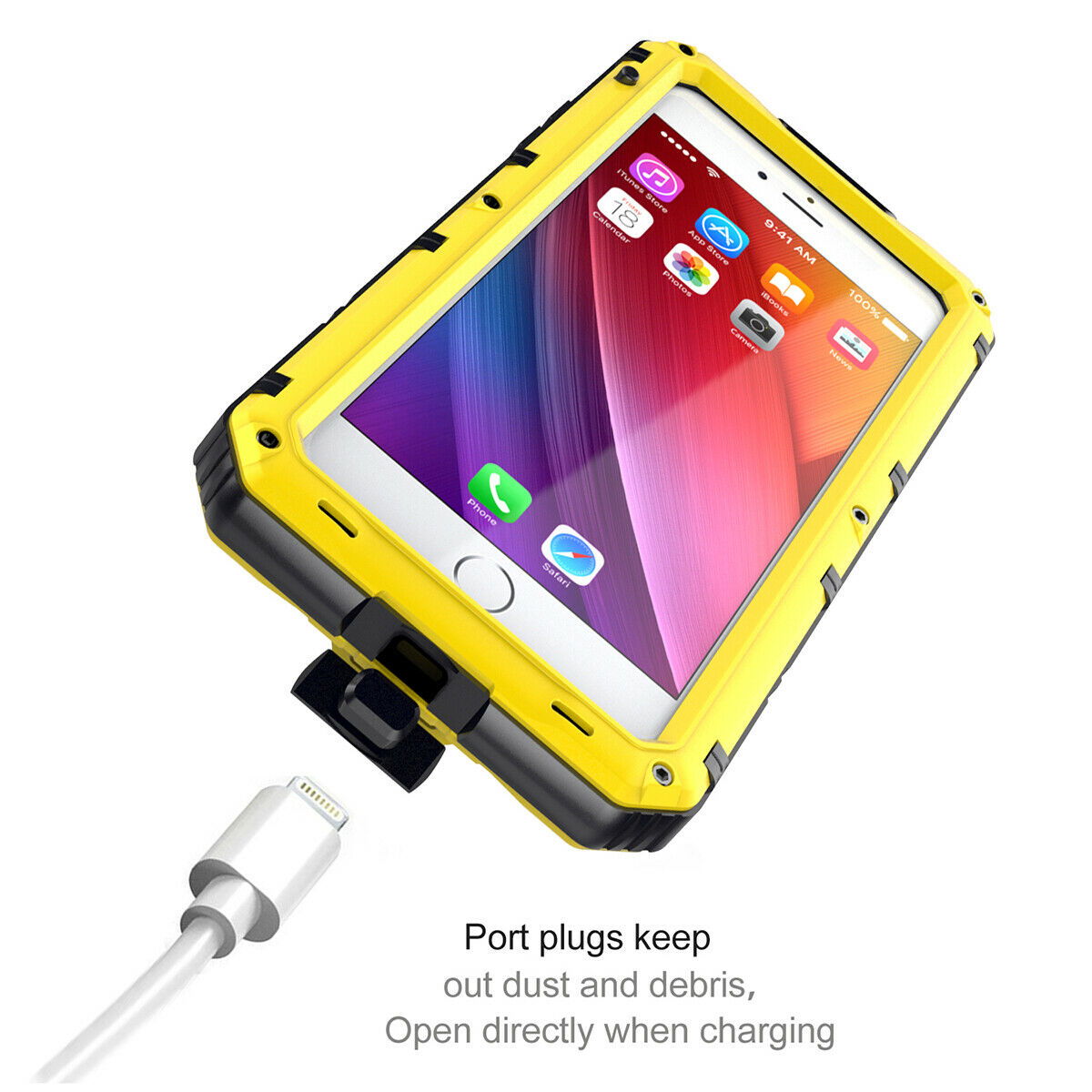 Waterproof Shockproof Case Aluminum Metal Hard For iPhone - carolay.co