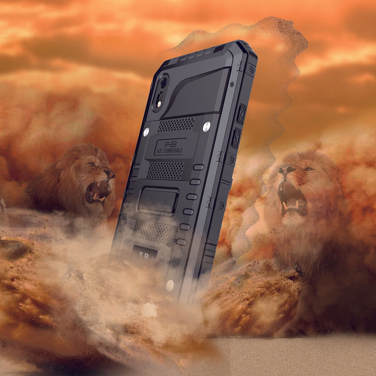 Waterproof Shockproof Case Aluminum Metal Hard For iPhone - carolay.co