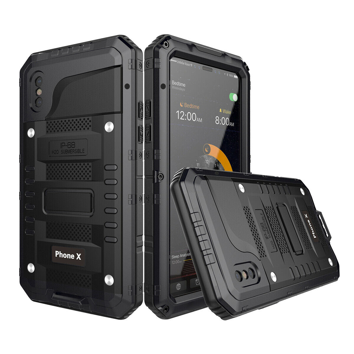 Waterproof Shockproof Case Aluminum Metal Hard For iPhone - carolay.co