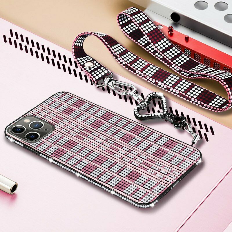 Women Crystal Bling Diamond Strap Case For iPhone - carolay.co