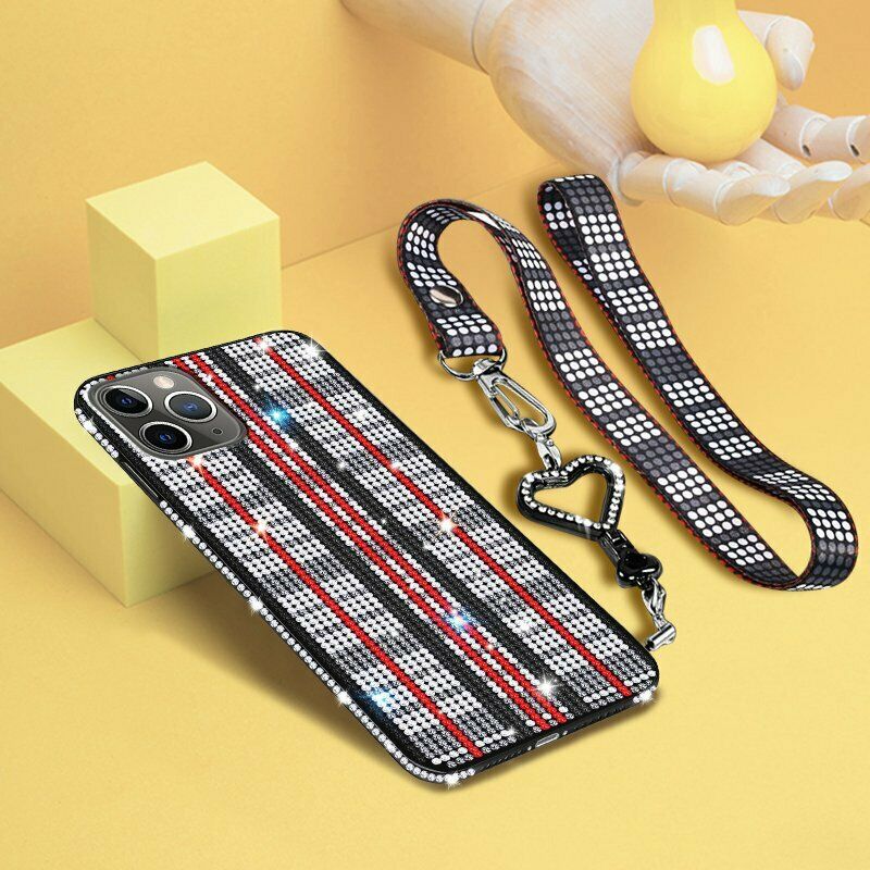 Women Crystal Bling Diamond Strap Case For iPhone - carolay.co