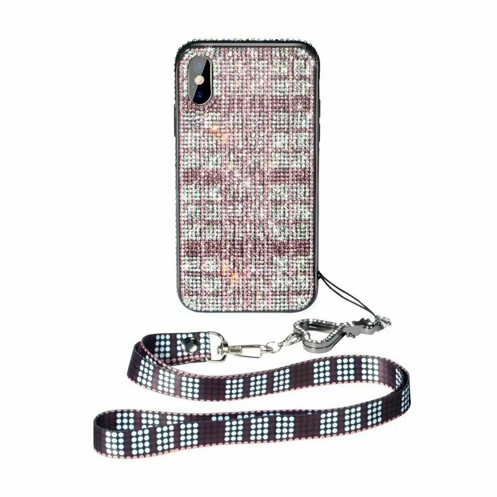 Women Crystal Bling Diamond Strap Case For iPhone - carolay.co