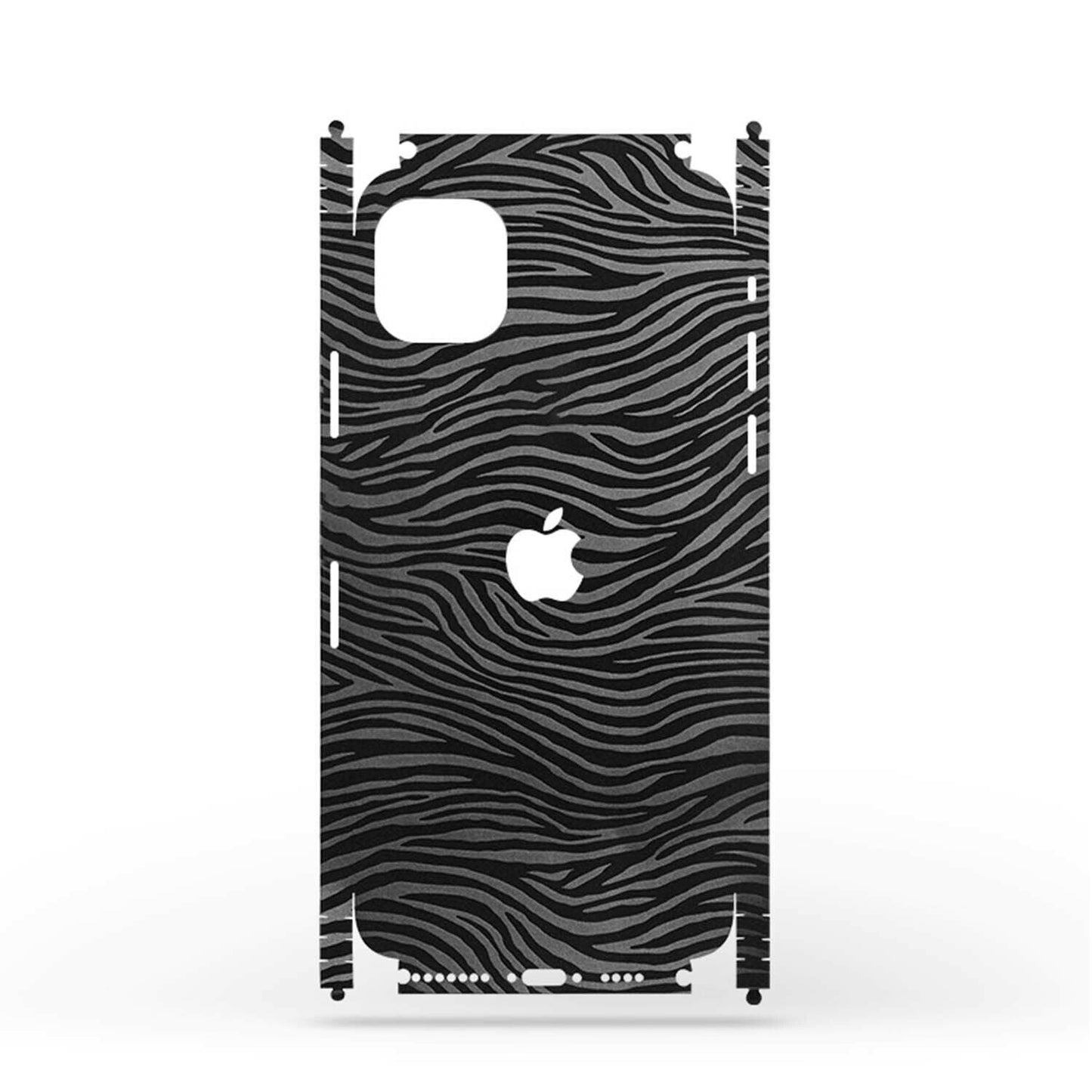Zebra Pattern Film Wrap Case Sticker Back Skin For iPhone - carolay.co