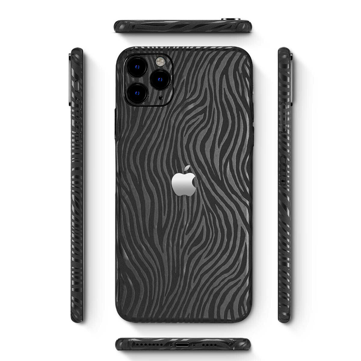 Zebra Pattern Film Wrap Case Sticker Back Skin For iPhone - carolay.co