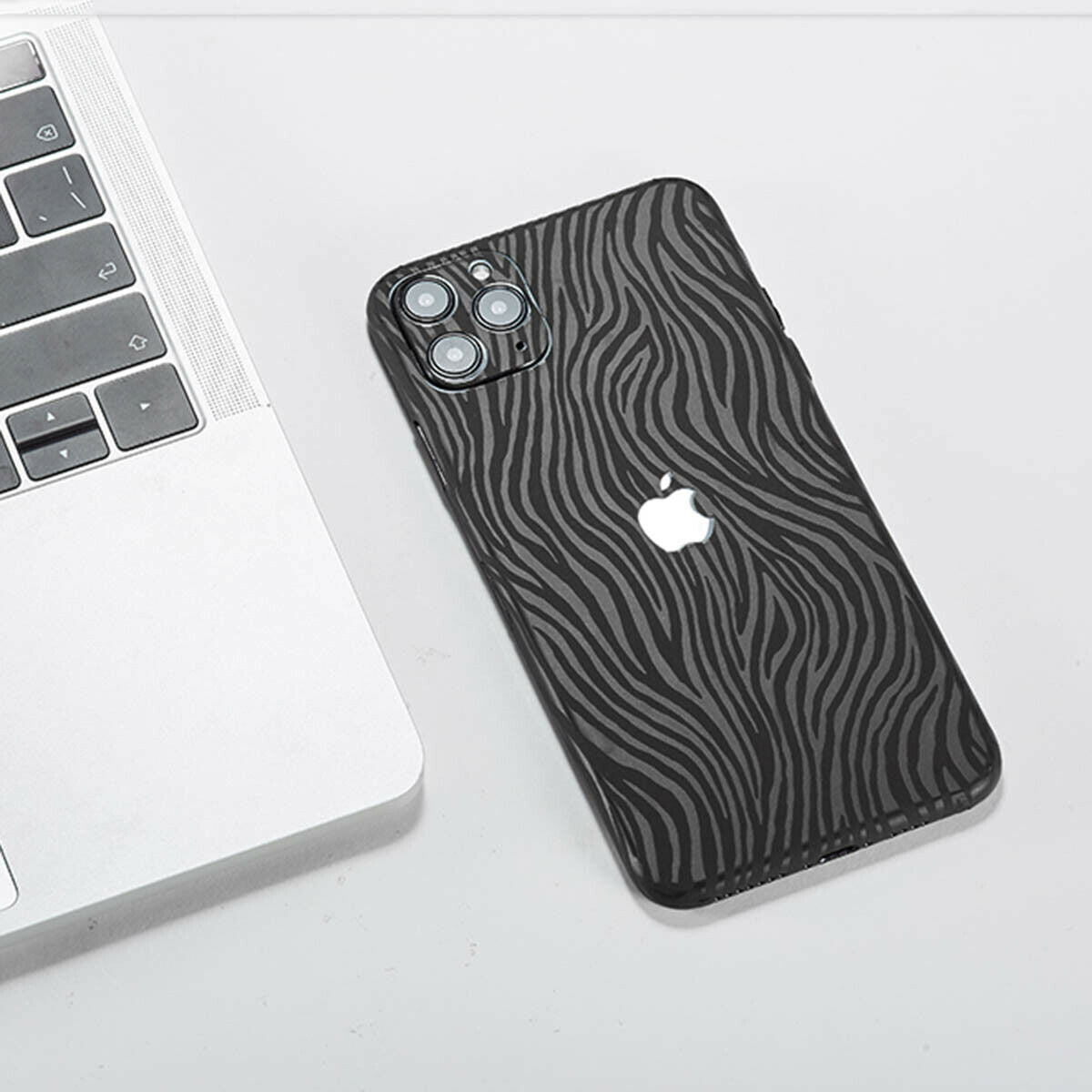 Zebra Pattern Film Wrap Case Sticker Back Skin For iPhone - carolay.co
