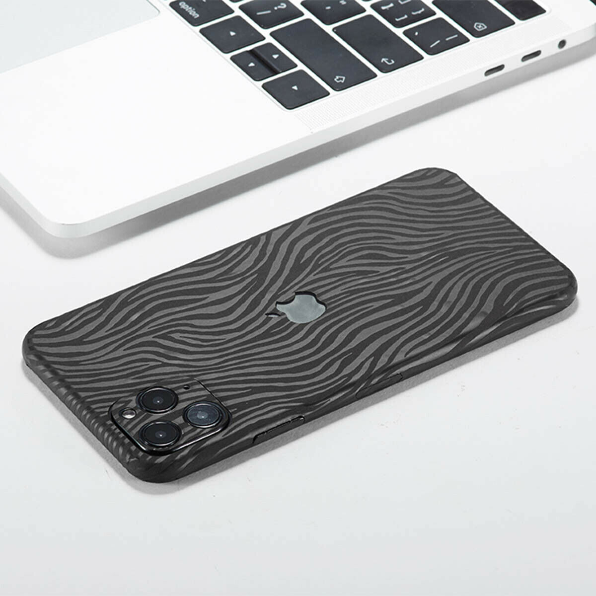 Zebra Pattern Film Wrap Case Sticker Back Skin For iPhone - carolay.co