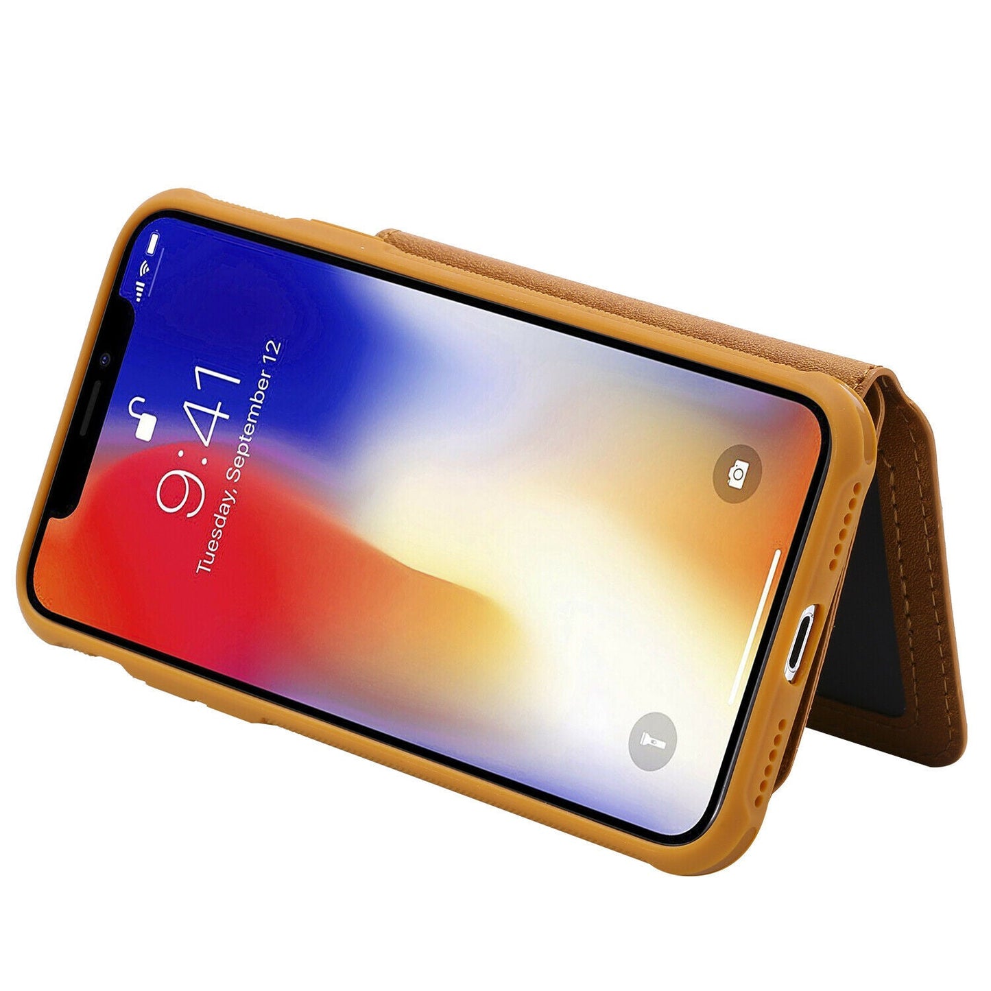 Zipper Multifunction Wallet Card Slot Leather Stand Case For iPhone - carolay.co