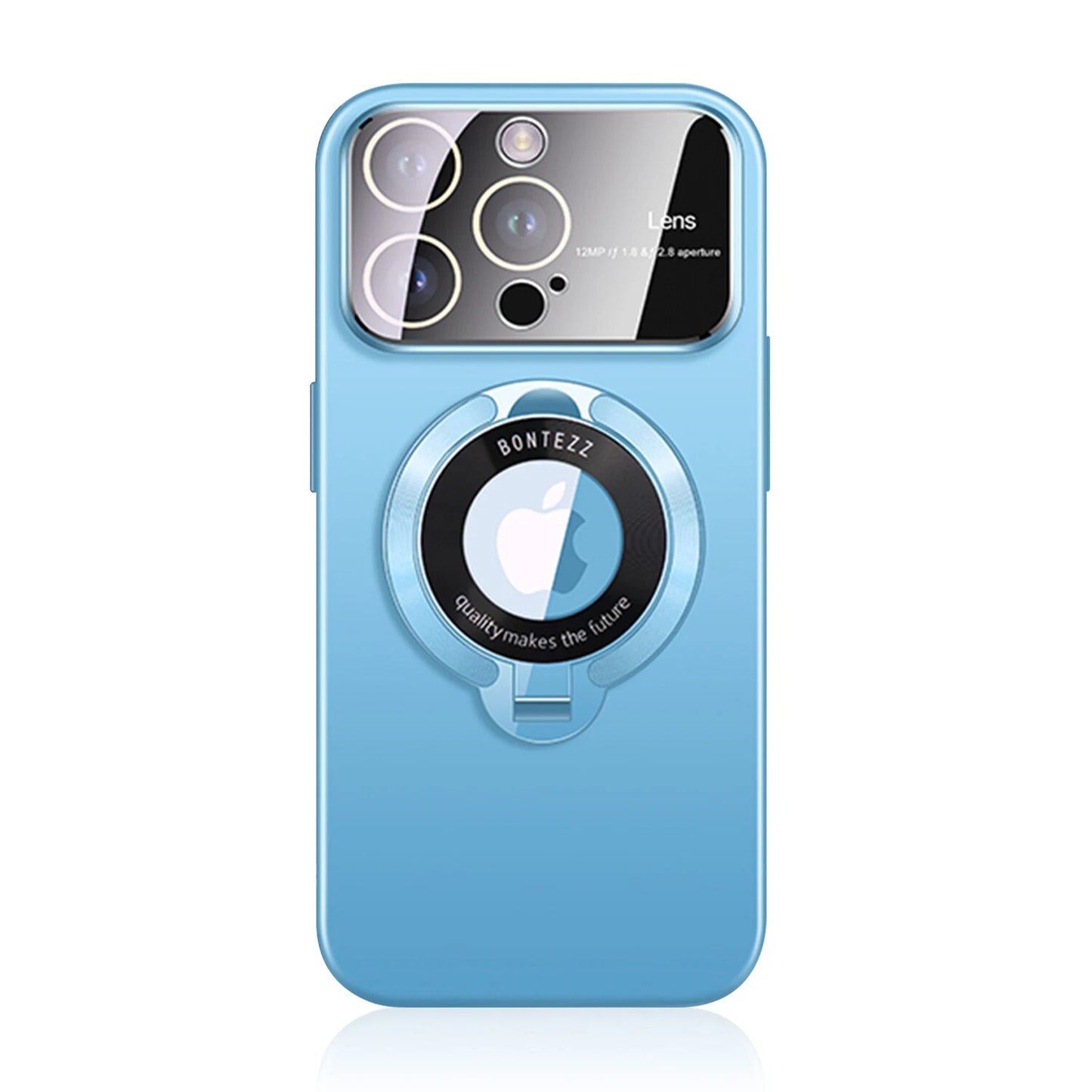 For iPhone 17 Pro Max 16 15 14 13 12 MagSafe Magnetic Lens Shockproof Stand Case