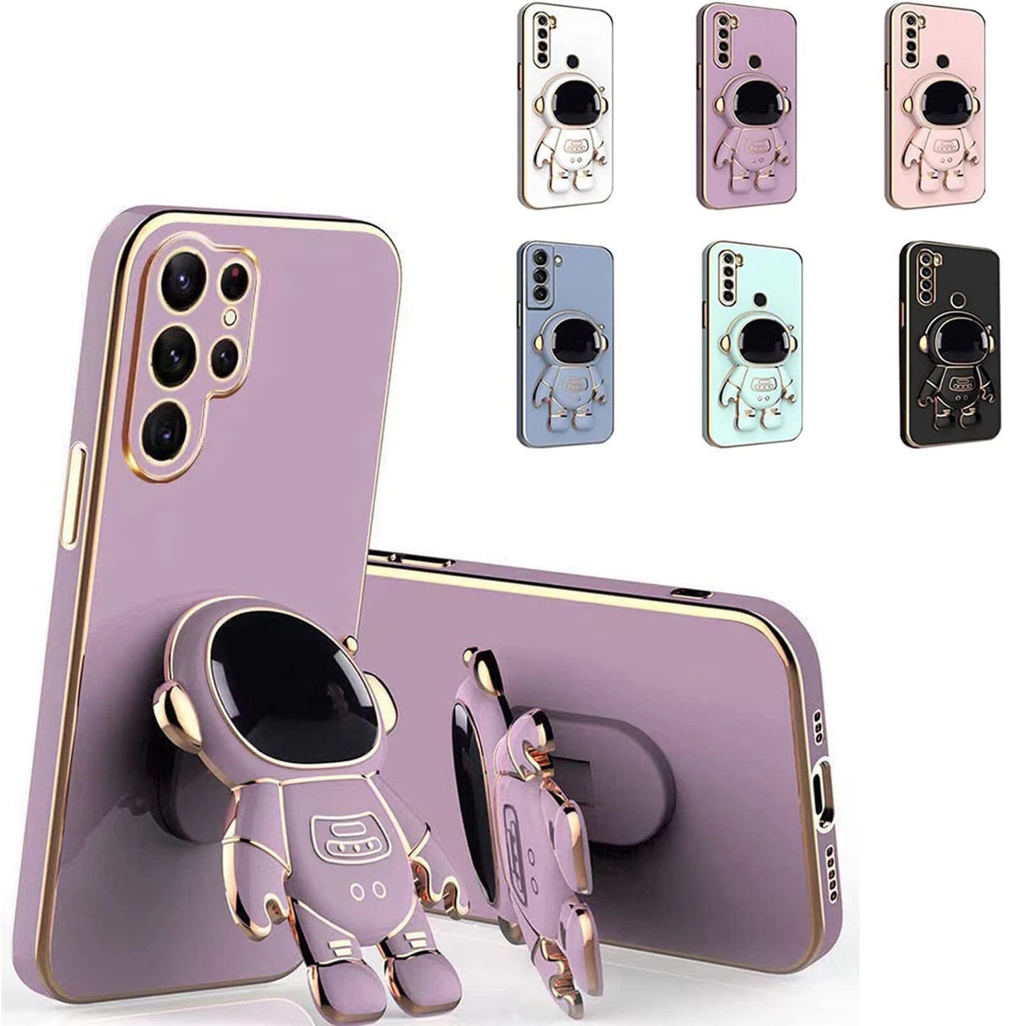 For Samsung S25 Ultra S24 S23 S22 S21 Plating Shockproof Case Ultra Thin Cover