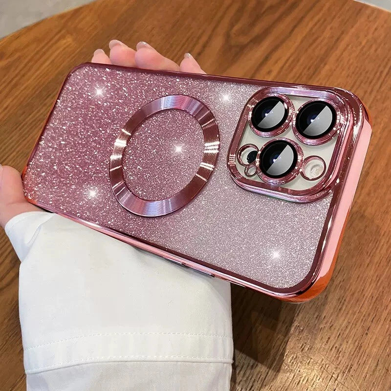 iPhone 16 Pro Max MagSafe Case with Sliding Camera Lens Cover - Military Grade Shockproof Protection