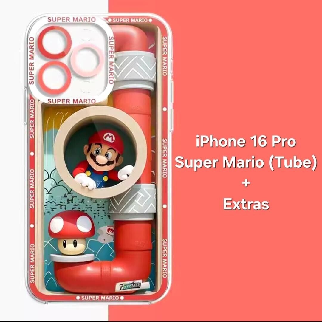 Super Mario-Themed iPhone 16 Case