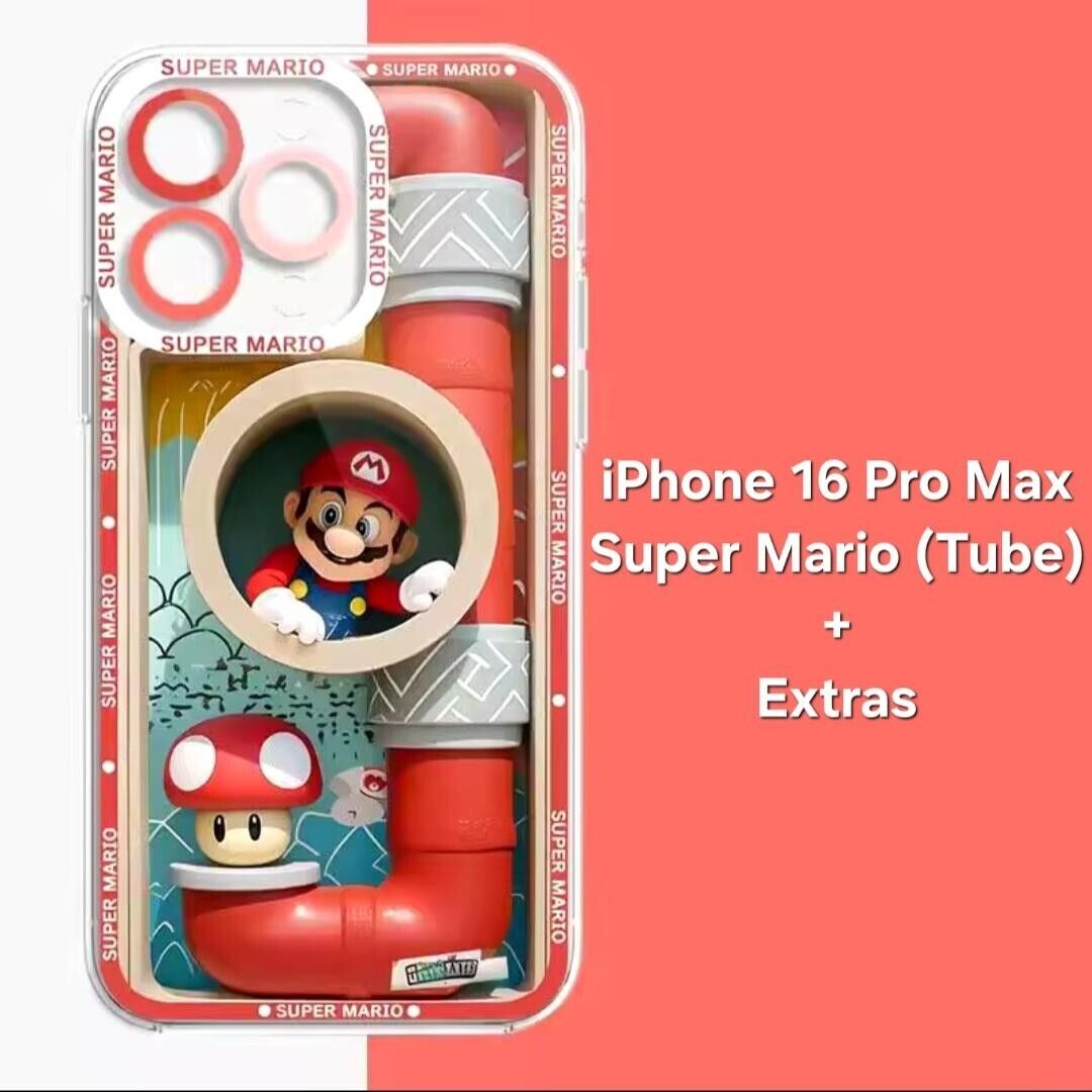 Super Mario-Themed iPhone 16 Case