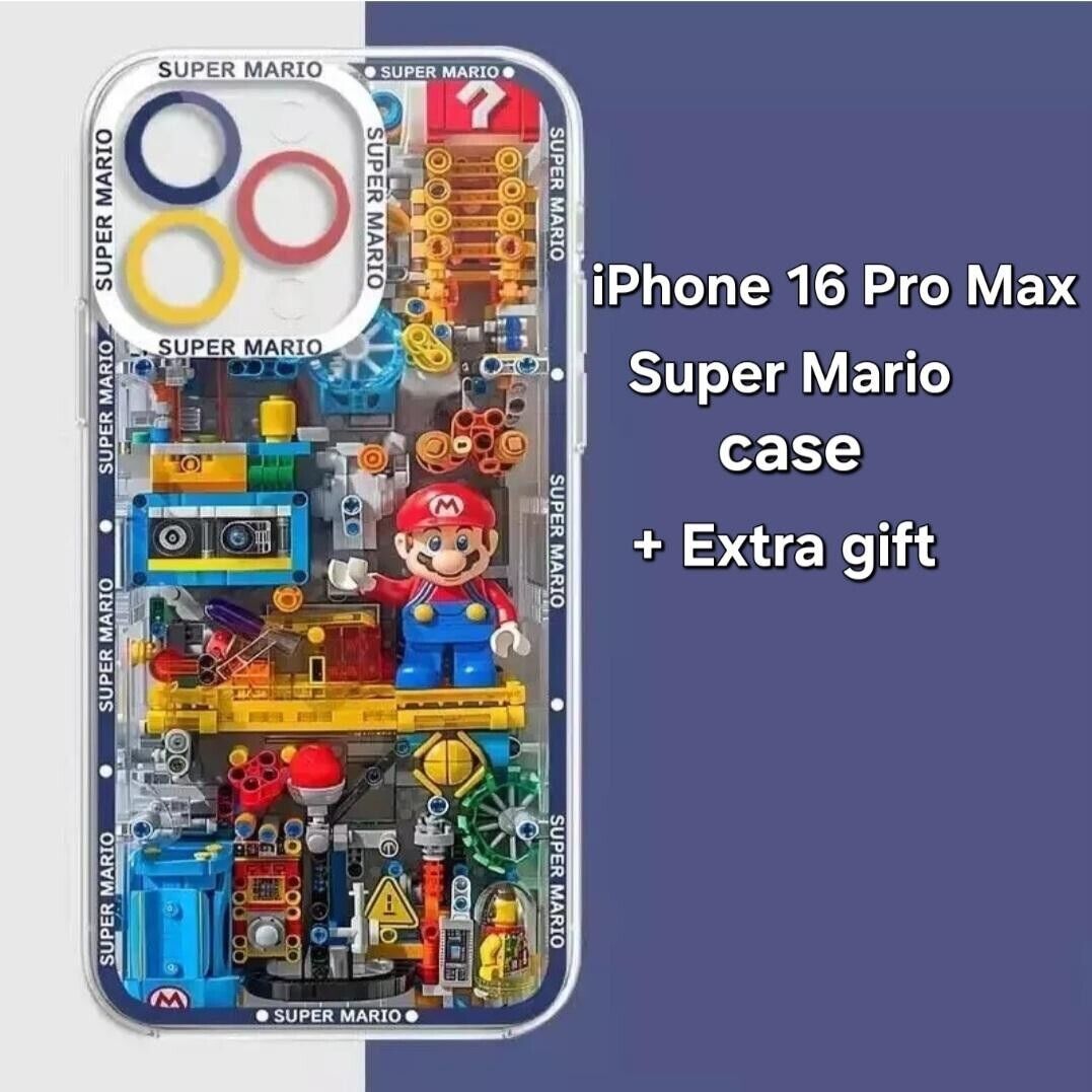 Super Mario-Themed iPhone 16 Case