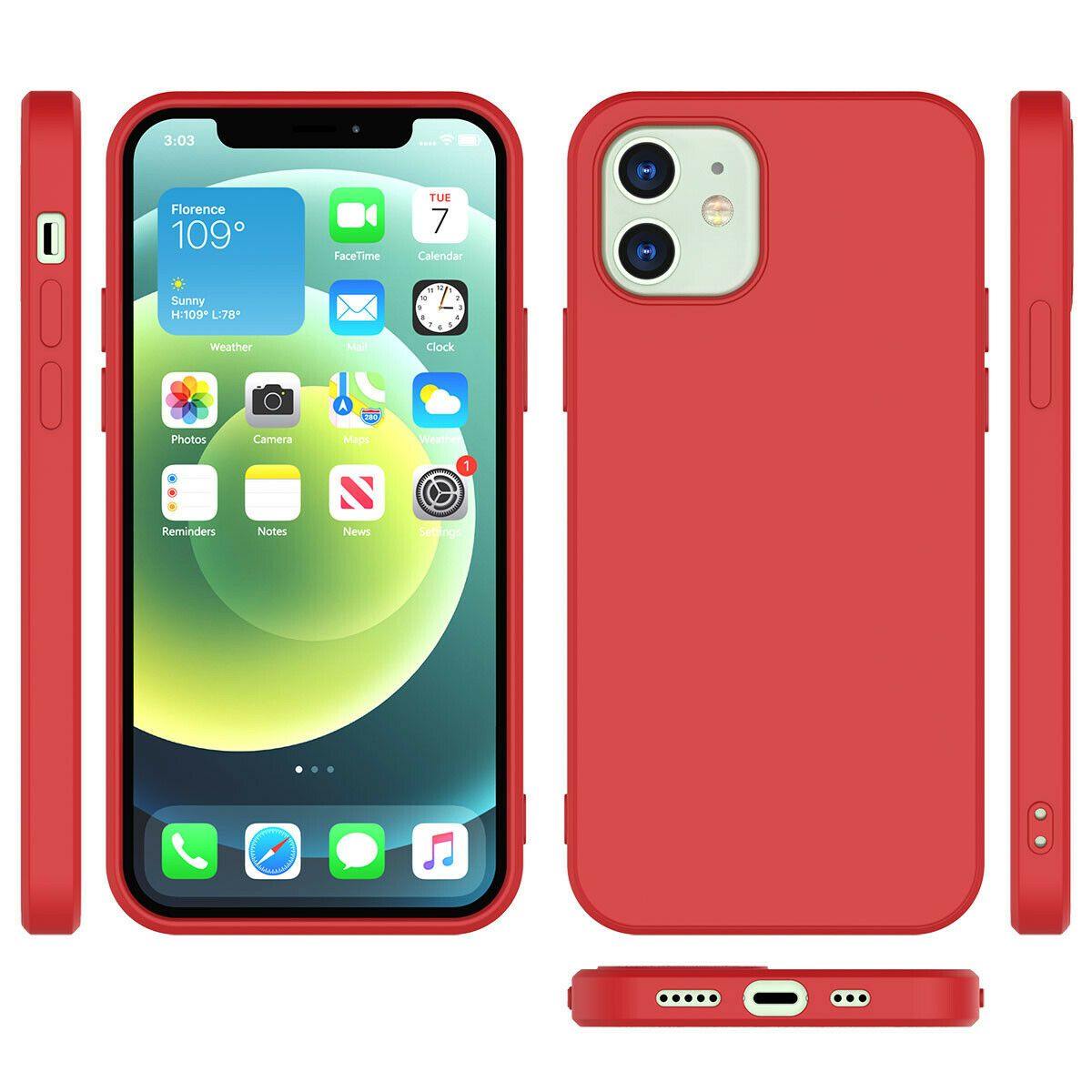 Liquid Silicone Case Soft for iPhone 12 Pro/Max/Mini - carolay.co