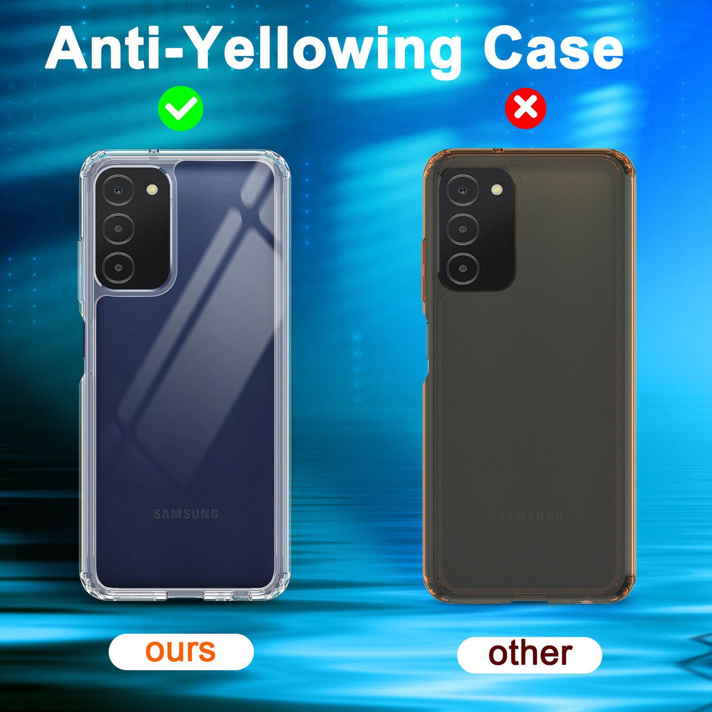 Screen Protector Clear Case For Samsung Galaxy A03S