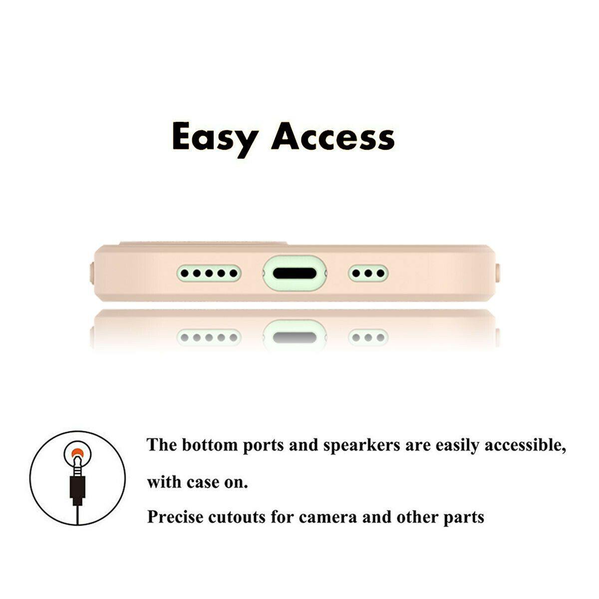 Liquid Silicone Case Soft for iPhone 12 Pro/Max/Mini - carolay.co