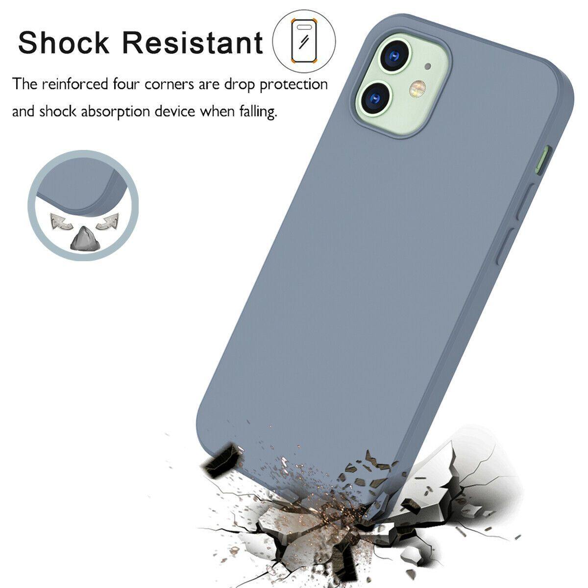 Liquid Silicone Case Soft for iPhone 12 Pro/Max/Mini - carolay.co