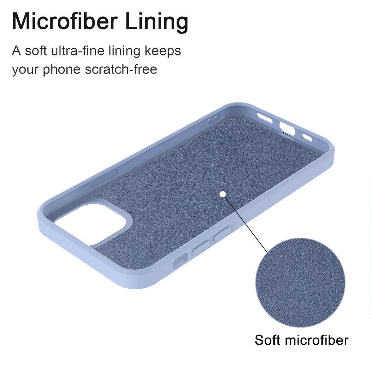 Liquid Silicone Case Soft for iPhone 12 Pro/Max/Mini - carolay.co