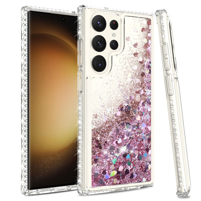 Case Liquid Bling Hybrid For Samsung Galaxy S23